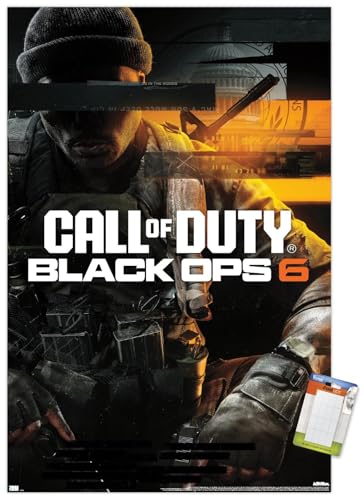 Call Of Duty: Black Ops 6 - Key Art Wall Poster, 34L" x 22.4W", Premium Poster & Mount Bundle