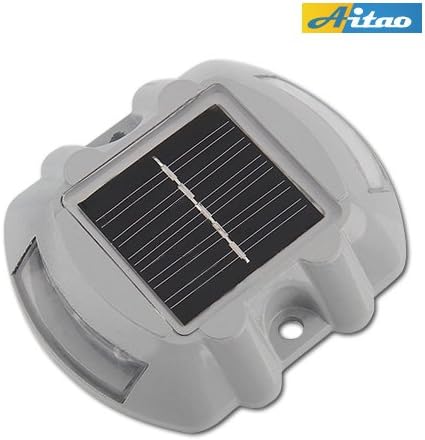 Aitao Solar Power 6 LED Outdoor Road Driveway Pathway Dock Path Security Light