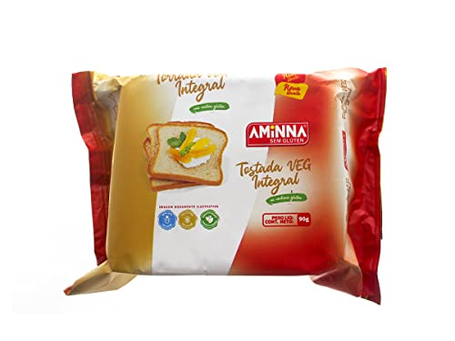 Aminna Torrada Veg Integral Sem Glúten 90G