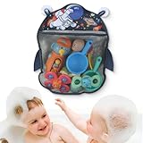 Fixation murale sécurisée : grâce à ses ventouses puissantes, le sac se fixe solidement aux surfaces lisses comme le carrelage de la salle de bain et ne glisse pas.