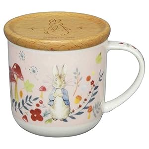 ピーターラビット 「マジカルフォレスト」 コースター付 マグカップ キノコ PR483-11C