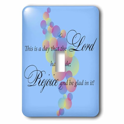 Funda de interruptor 3dRose lsp_180536_1 con estampado de salmo inglés 2
