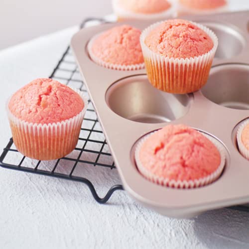 Chefmade Round Bakeware Muffin Pan & Cupcake Pan, Non-Stick 12-Cup #TOP3