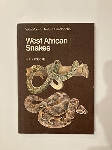 West African Snakes. B000NOAWYM Book Cover