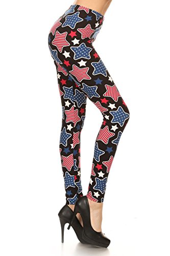 S102-OS American Star Print Fashion Leggings