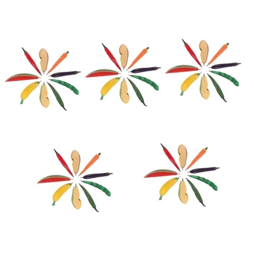 Stylos bille aimantés pour réfrigérateur en forme de fruits et bonbons | Lot de 45 pièces