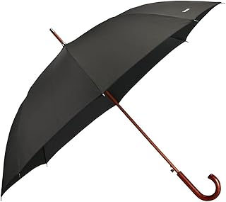 Samsonite Wood Classic S - Man Auto Open Umbrella, 98 cm, negro