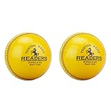 Readers Cricketball für den Innenbereich, Leder, Gelb, Herren