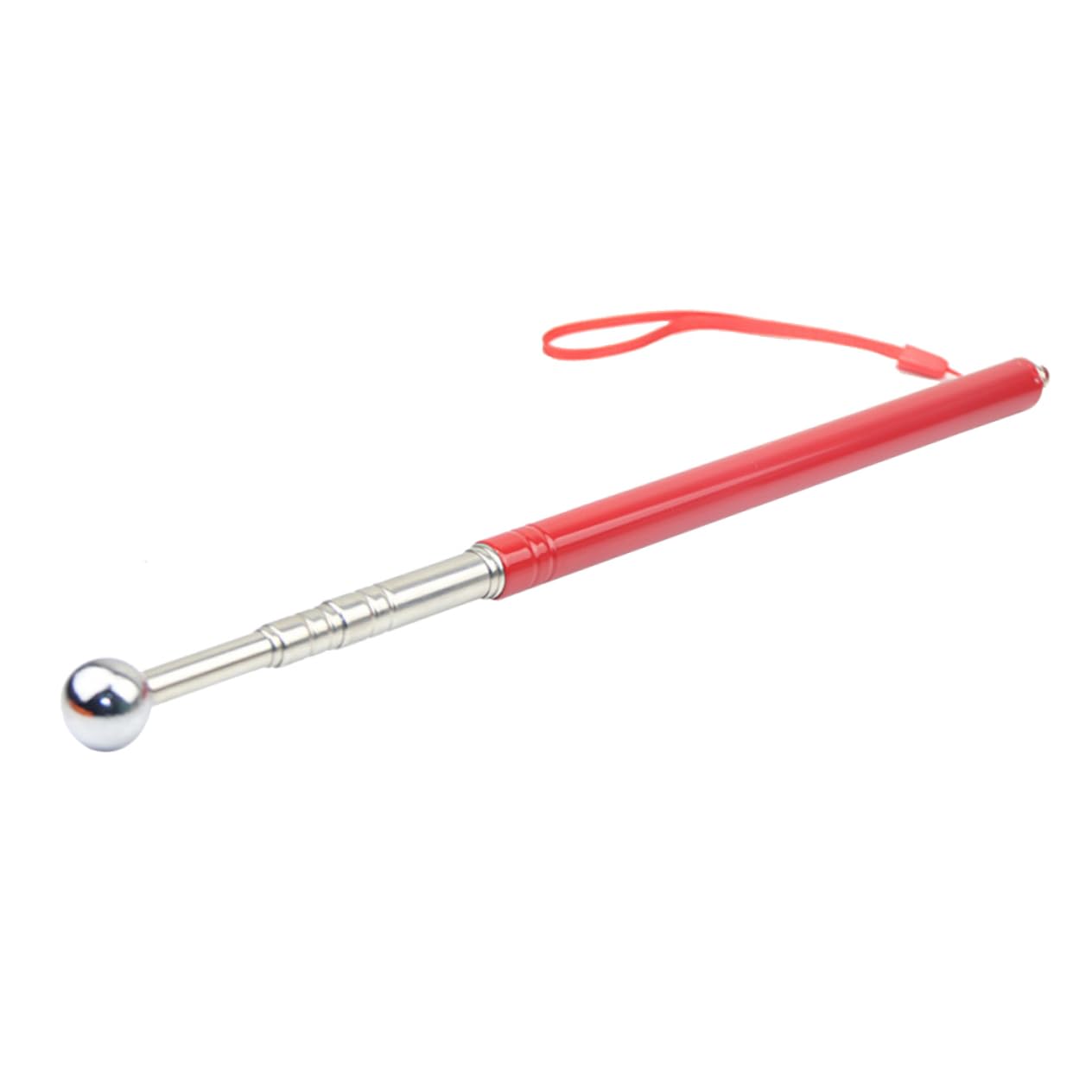 LIFKICH Sound Detection Hammer Home Inspection Tool Telescopic Rod Detection Hammer Wall Detection Tool Wall Tapping Tool Wall Check Hammer Household Tools Hollowing Drum Hammer Red