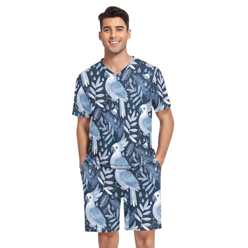 Pyjama court pour homme GAIREG en taille XXL pour ne plus souffrir de la chaleur