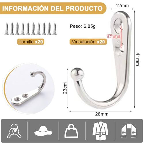 Ganchos para percheros 2 Imagen adicional