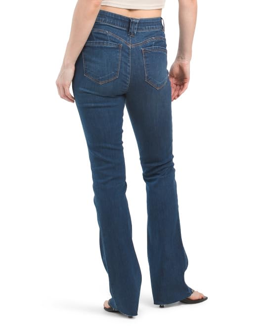 Democracy Ab Technology High Rise Jeans (US, Numeric, 8, Regular, Regular, Blue/Raw Hem)2