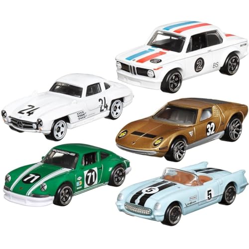 Hot Wheels 2024 Vintage Racing Club Set de 5 Vehículos miniatura 2