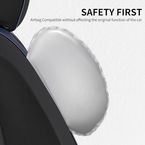 Image of FLORICH Car Seat Covers Front Seat, Leather Seat Covers for Cars, Waterproof Car Seat Protector Breathable, Front Seat Covers for Cars, Automotive Seat Covers Universal Fit for Most Cars SUV Truck