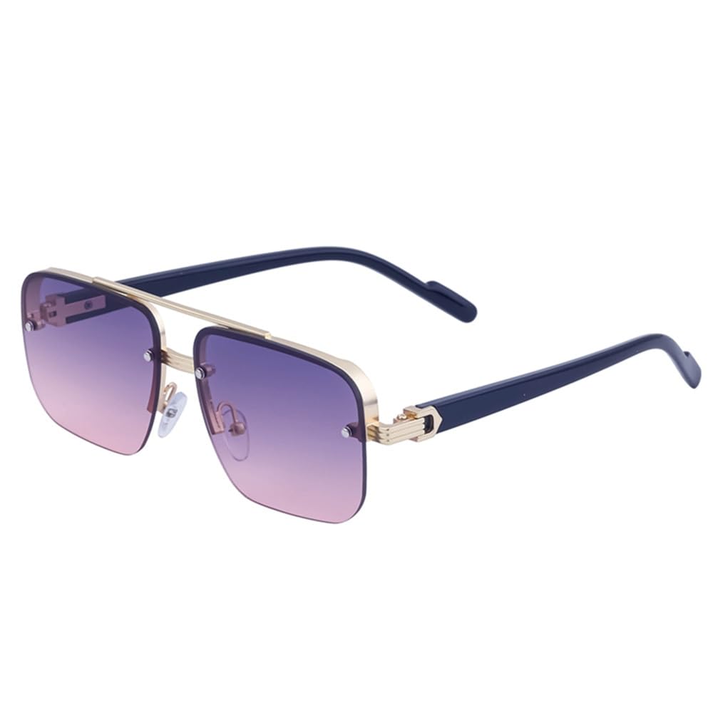 Gafas de sol, Gafas De Sol Sin Marco Vintage Con Montura Grande for Hombre