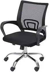 Cadeira de Escritório Ergonômica em Tela Mesh com Base Cromada e Rodinhas OR DESIGN 3310