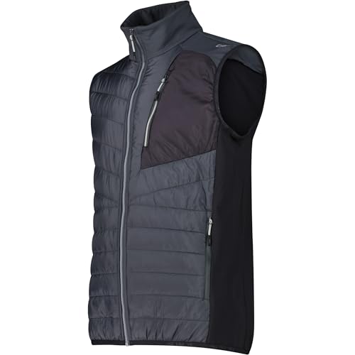 Gilet hybride homme gris CMP taille L isolant et coupe-vent - 3