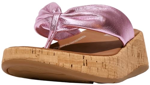 Sandales FitFlop F-Mode Leather-Twist l'excellence du cuir et du liège naturel