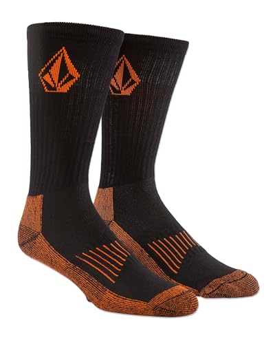 Volcom Workwear - Confezione da 3 paia di calzini da uomo, taglia 40-46