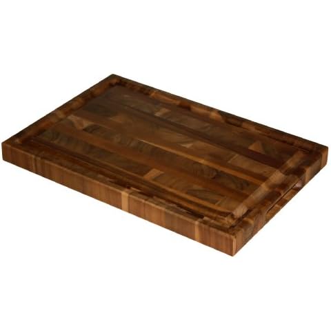 Mountain Woods EGA16 Organic End-Grain Hardwood Acacia Cutting, Juice Groove, Best Chopping Board (Butcher Block) for Meat, Cheese, & Vegetable Serving Tray, 16 X 11 X 1.25 Cover