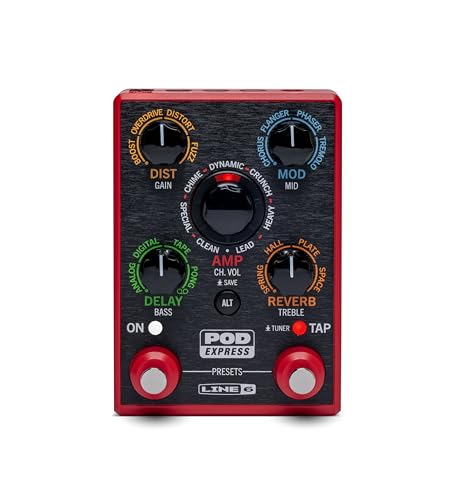 Line 6 POD Express Guitar Pedal Multi Effects and Amp Modeling Processor, Looper, USB-C Interface, Software Editor by Line 6 - Used condition - CA$193.41