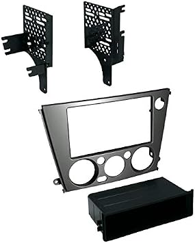 Stereo Install Dash Double Din or Single Din Radio Fits Subaru Outback 2005-2009 - Painted Gray