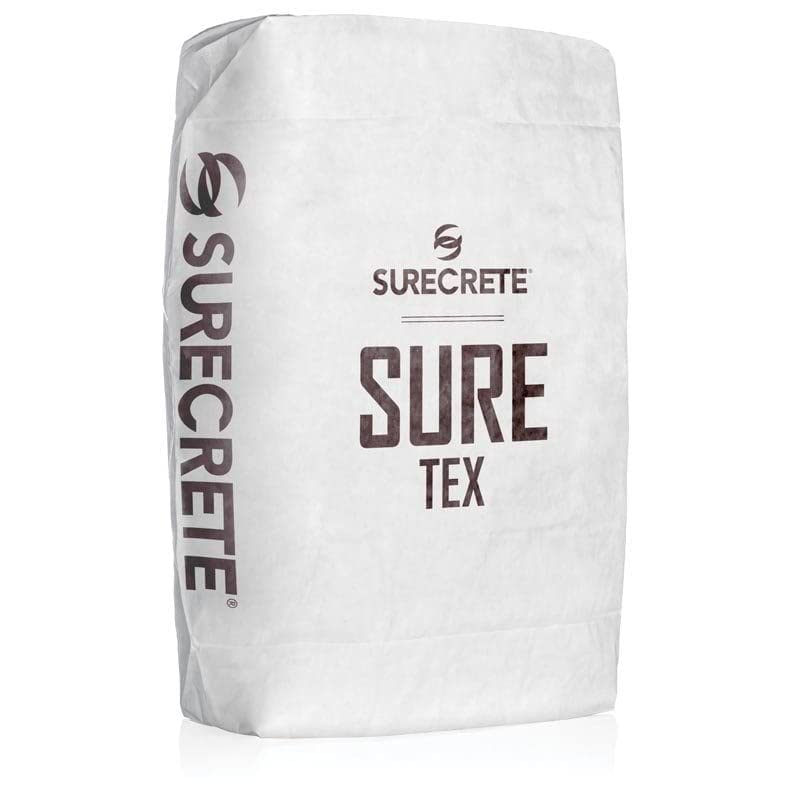 SureCrete SureTex Microcement Concrete Overlay | White | 45 lb | Interior & Exterior Floors, Patios, Pool Decks & Driveways