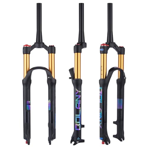 Fourche VTT réglage rebond BOLANY avec amortisseur à air 27.5 et 29
