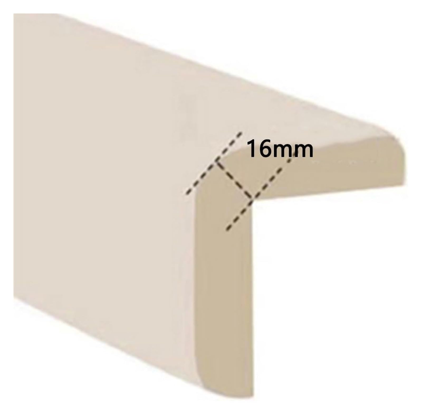 Protection d'Angles et Rebords pour Bébés Bandes De Sécurité En Mousse, Pare-chocs De Coussin D'angle De Bord De Table Anti-collision De Type L De 16 Mm D'épaisseur, Protecteurs D'angle De Bureau Auto