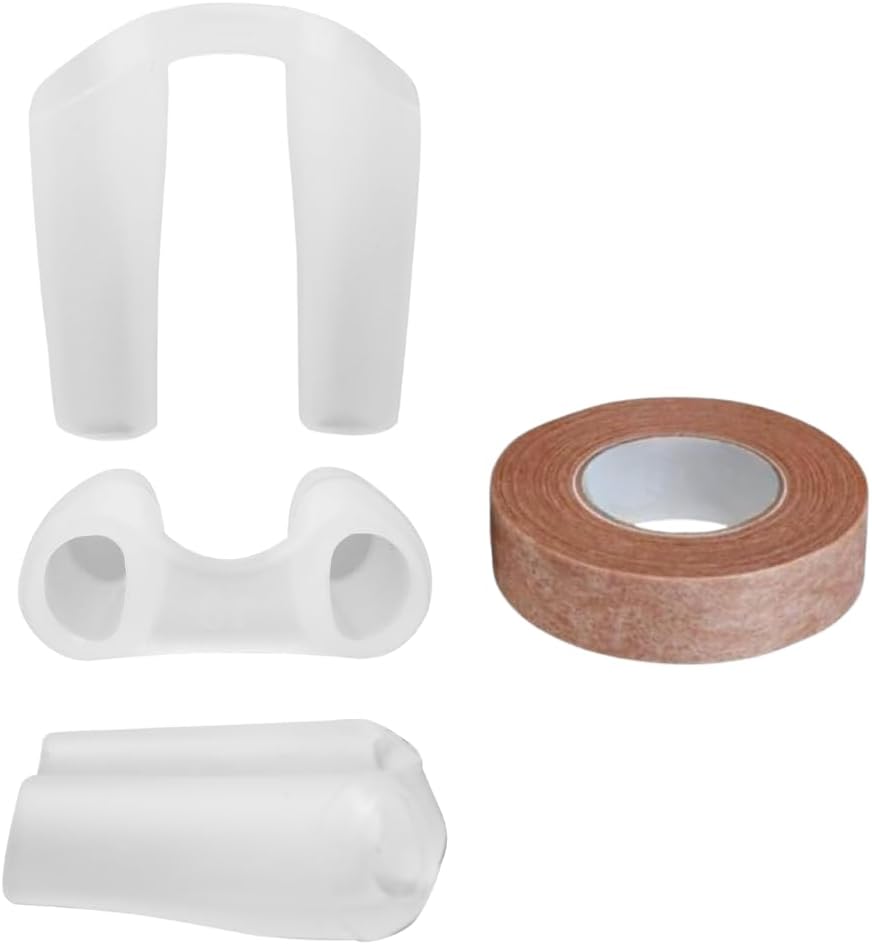 Nostril Retainer and Micropore Surgical Tape 0.5 Wide | Nostril Retainer for Post-Rhinoplasty | Nose Retainer | Soft Silicone | Silicone Nasal Retainer for Nose Shaping (9)