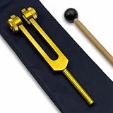 272.20 Merkaba Soul Star/Soul Purpose (8th) Weighted Tuning Fork for Healing and Manifestation- Sound Healing and Biofield Harmonization - Sound Therapy Tools, Sound Healing Instruments - Gold