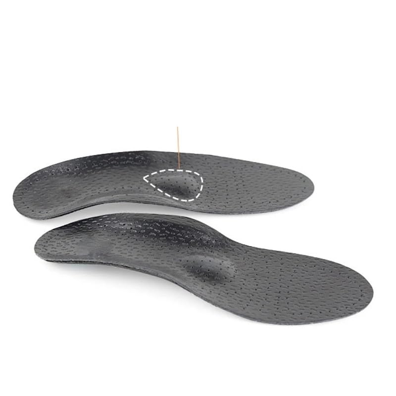 Semelle orthopédique en cuir PU et support de chaussures anatomique