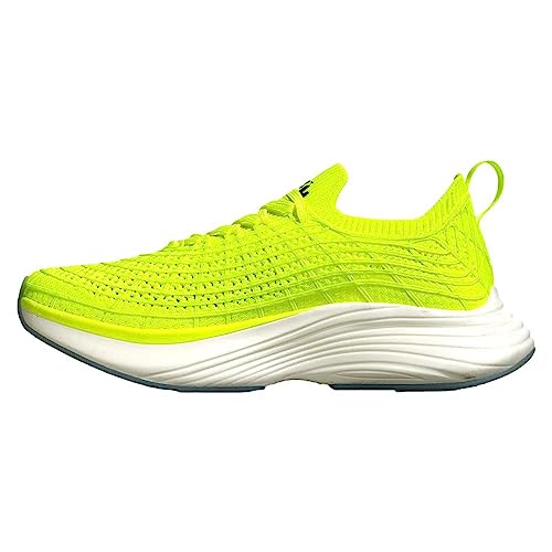 APL Athletic Propulsion Labs Women's Techloom Zipline Sneakers, Energy/Black/White, 7
