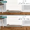 Marwood Under Door Draught Excluder Decorative Wind Stopper 96cm for Door & Window, Weighted Animal Air Door Draft Stopper Snake Noise Blocker for Bottom of Door with Hanging Loops - Brown Dog 38"