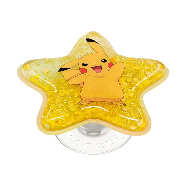 Image of PopSockets Adhesive Phone Grip, Holder- Star Pikachu