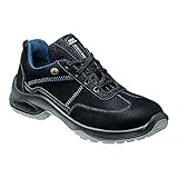 Steitz Secura B11138 ESD AL 742 Vitality Plus S2 Halbschuh, Schwarz/Blau, XB Weite, 39 Größe