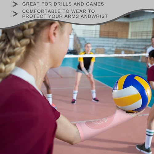 image for Yinder 3 Pairs Sports Volleyball Arm Sleeves for Youth Volleyball Wris