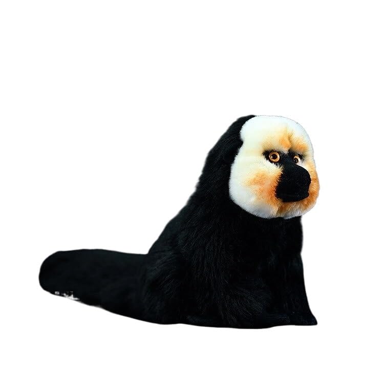 Peluche Saki à face blanche compagnon singe doux et réconfortant de 22 cm