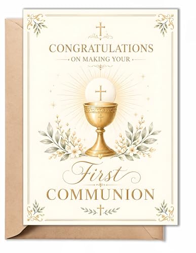 TRIDECOR First Communion Card