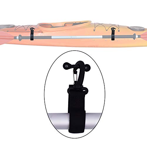 Yyst Kayak Paddle Holder Kayak Paddle Clip Kayak Paddle Storage Clip - Attached To Your Pad Eye Or D Rings - Hold Two Paddles - No Paddles Included #TOP1