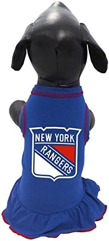 All Star Dogs NHL Unisex NHL New York Rangers Dog Cheerleader Dress