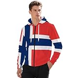 Polyvalent et Stylé: Ce sweat à capuche pour homme s’associe parfaitement à un jean, un pantalon cargo ou des baskets. Parfait pour toutes les occasions : école, travail, voyages, sorties entre amis, jogging, randonnées ou événements patriotiques. Son style classique et tendance permet de porter fièrement le motif Norvège tout en restant élégant