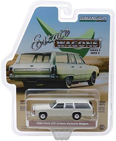 Greenlight 29950 E 1984 Ford LTD Crown Victoria Wagon 1/64 Pastel Desert TAN