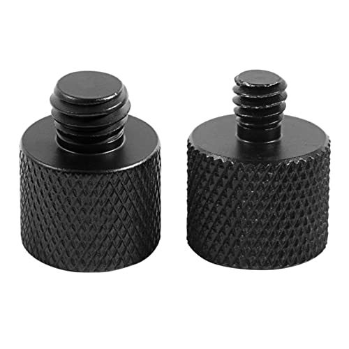 dragon-ordinary, Adaptador De Roscas 3/8 a 1/4 Adaptador De Tornillo Reductor para Soporte Trípode para Tornillos Adaptadores De 1/4 a 3/8 y 3/8 a 1/4, Aleación De Aluminio, Soporte De Cámara Cover