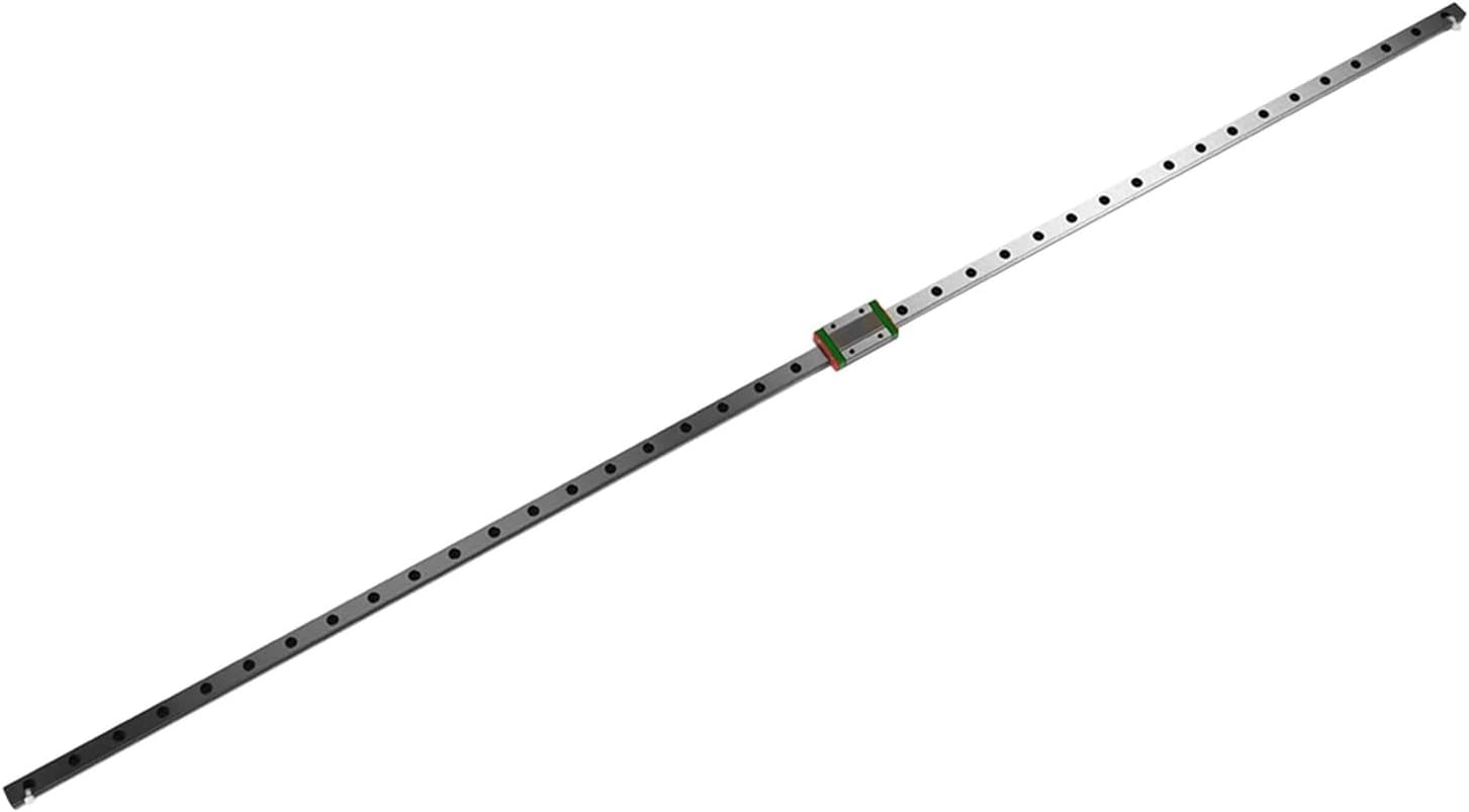 Linear Motion Rail Carriage MGN12H Steel Linear Rail 1000mm Length 27mm Width Slide Block