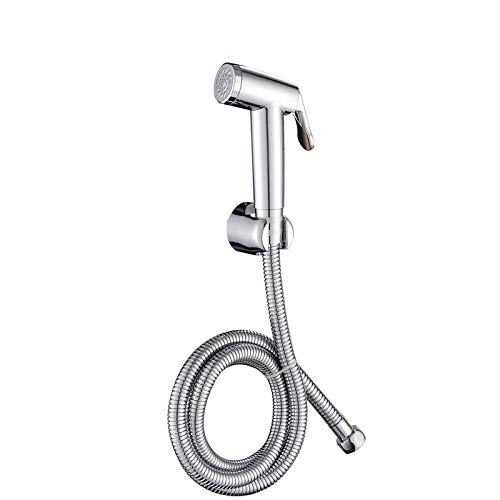 Grifo de bidé Hommedheldset con spray de inodoro metálico y kit de ducha higiénica para baño