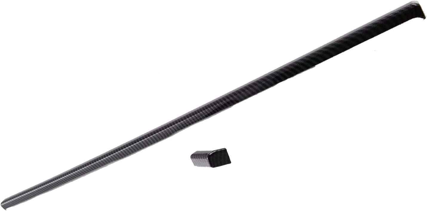 HIGH FLYING for Mazda CX50 CX-50 2023 2024 2025 Car Interior Accessories Center Console Dashboard Strip Cover Trim Carbon Fiber Style ABS 2pcs