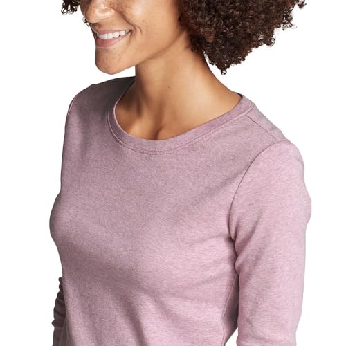 Image of Eddie Bauer Womens Favorite Long Sleeve Tee Crewneck T-Shirt
