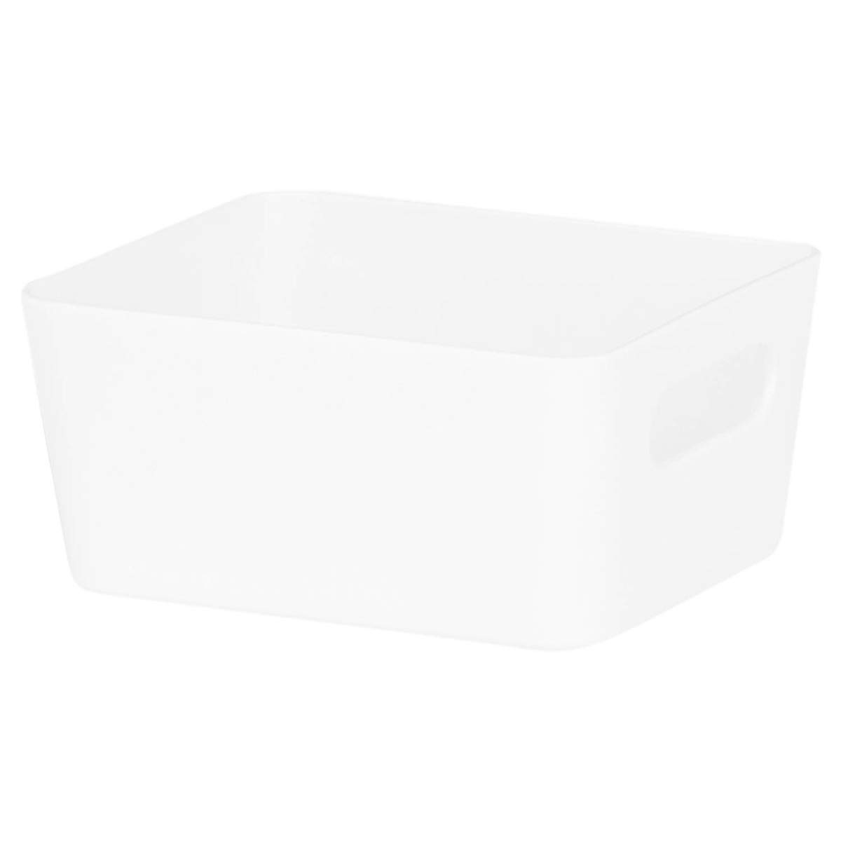 Wham 8.01 12.5cm Rectangular Studio Storage Basket (White)
