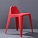 WXJY Produits en plastique avec dossier Lazy Stools Net Celebrities Waiting in Line Petites chaises modernes, simples et confortables Convient pour les restaurants bars